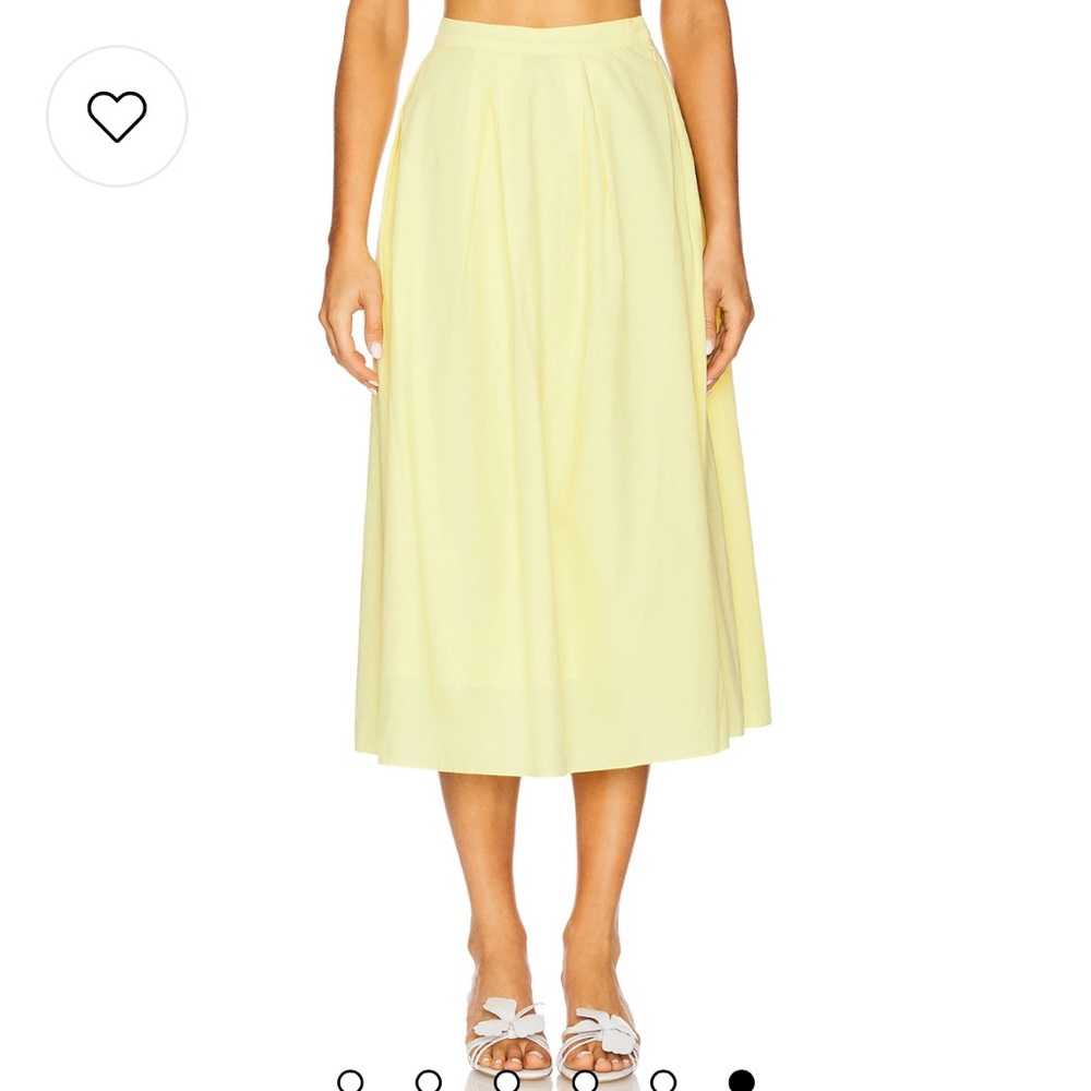 Azeeza Sheridan Skirt in Lemon